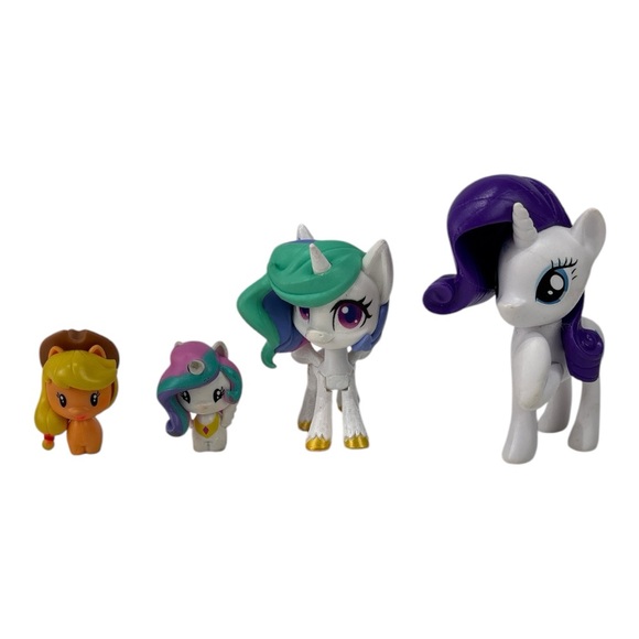 My Little Pony Unicorn Toy Set - Multicolor lot of 4 - Picture 1 of 17